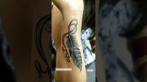 See more ideas about tattoos, feather tattoos, body art tattoos. Feather Tattoo Feather Tattoo Design For Girls Side Wrist Feather Tattoo Youtube