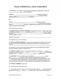 Always make sure to deal with the. Free Texas Commercial Lease Agreement Pdf Ms Word