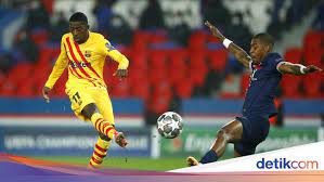 Psg Vs Barcelona Tuntas 1 1 Les Parisiens Ke Perempatfinal