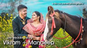 Vikram Mandeep S Best Pre Wedding 2020 Punjabi Traditional Look Youtube