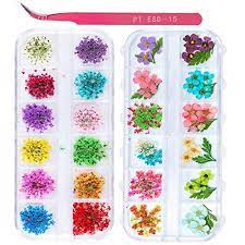 This kind of process will be more difficult, but when you see the finished product, you will feel that it is all worthwhile. 2 Boxes Nail Art Dried Flowers Unime 24 Colors Dry Flowers Mini Real Natural Flowers Nail Art Supplies 3d Applique Nail Decoration Sticker For Tips Manicure Decor Accessories Gypsophila Flowers Beauty Amazon Com