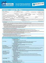 Non resident external and non resident ordinary. State Bank Of India Account Opening Form 2021 2022 Studychacha
