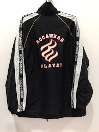 Rocawear is an american clothing retailer based in new york. Rocawear Roca Wear Side Tape Jacket Big Logo Hiphop