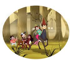 Together Through The Woods By Strixmoonwing Deviantart Com On Deviantart Cartoon Crossovers Cartoon Cool Artwork