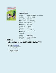 Anda dapat mendownload buku bse berformat.pdf secara gratis. Buku Pelajaran Kurikulum 2006 Untuk Smp Mts Kelas 7 Penerbit Depdikn
