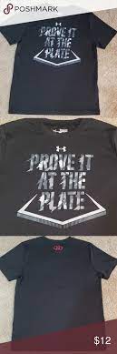 Boys Under Armor Youth Medium Under Armor Black Tshirt Under Armour Shirts