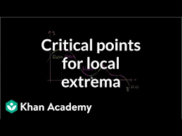 There are functions for which the derivatives vanish at a point but do not have an extreme value there at e.g. Finding Relative Extrema First Derivative Test Video Khan Academy