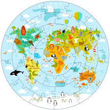 Check spelling or type a new query. Iplay Ilearn Kids Puzzles For Ages 4 8 Wooden Floor Puzzle For Ages 3 5 Toddlers Large Round World Map Jigsaw Puzzle Geography Educational Toys Gifts For 6 7 Years Old Boys Girls Children