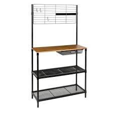 You have a limited number of kitchen cabinetsyou have a limited number of kitchen cabinets and shelves, so this bakers rack comes in handy as a jack of all. Baker S Racks Kitchen Dining Room Furniture The Home Depot