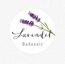 Etiketten Lavendel Badesalz Weiss Aufkleber Lavendel Badesalz Gastgeschenk Hochzeit Nice Things Ideas Sticker Patches Almira