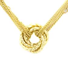 Vesper S Gold Layered Love Knot Necklace Final Sale Knot Necklace Necklace Gold