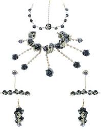 We are the manufacturer, wholesaler and retailer provider of artificial flower jewellery for haldi, mehndi and baby shower. Artificial Flower Jewellery Online Wedding Baby Shower Jewellery Anuradha Art Jewellery