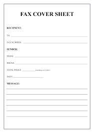 While cover sheets aren't required, they're a good idea to make sure faxes aren't misdirected. Free Printable Fax Cover Sheet Template Sample Examples