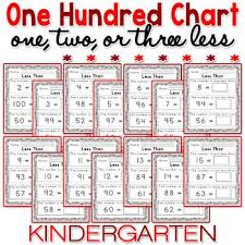 100 Hundred Chart One Two Three Less Than Printables