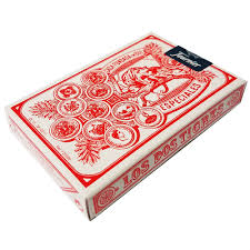 Playing cards may have been invented during the tang dynasty around the 9th century ad as a result of the usage of woodblock printing technology. Deck 50 Fournier Spanish Playing Cards Cadiz Face 5 Los Dos Tigres Case Red Walmart Com Walmart Com