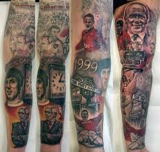Manchester united football club tattoo. 40 Manchester United Tattoo Designs For Men Soccer Ideas