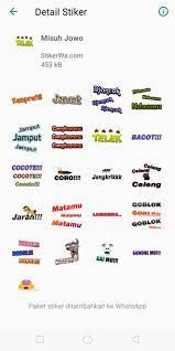 Stiker misuh jawa apk son sürüm indir için pc windows ve android (1.4.0). Stiker Wa Misuh For Android Apk Download