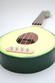 Avocado Ukulele Avolele Ukelele Painted Ukulele Ukulele
