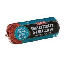 *the % daily value (dv) tells you how much a nutrient in a serving of food contributes to a daily diet. H E B Ground Beef Sirloin 90 Lean Shop Beef At H E B