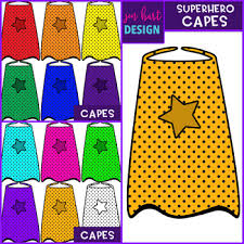 Which is the best vector illustration for a superhero? Superhero Clipart Capes By Jen Hart Design Teachers Pay Teachers
