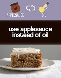 Applesauce Can Replace Oil And Some Sugar To Make Healthier Cakes Food Ways To Eat Healthy Real Food Recipes