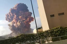 The moment of the huge beirut explosion was caught on camera by social media users.read the latest on the situation in #beirut: End Of The World Yearslong Countdown To Horrible Beirut Blast Daily Sabah
