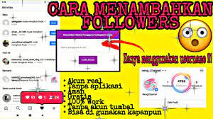 Ada beberapa cara menambah followers instagram (ig) dengan mudah tanpa beli jasa followers. Cara Menambahkan Followers Instagram Hanya Menggunakan Username Saja Youtube