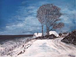 In Ahrenshoop Ist Auch Der Winter Schon Ahrenshoop Steilkuste Gemalt Ahrenshoop Malerei Bilder
