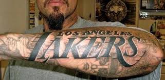 Los angeles lakers logo and symbol, meaning, history, png. Pin By Erika Norris On Laker Luv Tattoo Lettering Military Tattoos Sport Tattoos