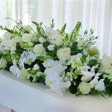 Maybe you would like to learn more about one of these? Rose And Carnation Casket Spray White 3ft Funeral Flowers Coulsd