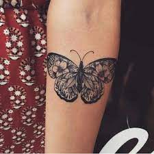 Pin By Quinty Schutte On Hinh Xăm Black Butterfly Tattoo Tattoos Trendy Tattoos