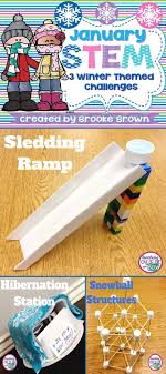Stem Challenges For January Winter Stem Challenges Kindergarten Stem Stem Challenges
