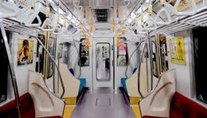 Image result for inside keikyu yellow happy train