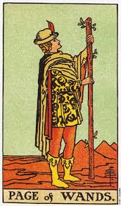 the pages messengers of love page of wands rider waite tarot wands tarot