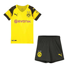 Don't break with your traditions. Borussia Dortmund 2018 19 Home Kids Soccer Jersey Kit Children Shirt Shorts Dosoccerjersey Shop