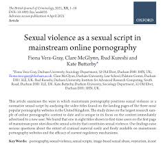 Professor Michael Flood on X: Pornography: one in eight titles shown to  first-time users on the first page of mainstream porn sites describe sexual  activity that constitutes sexual violence. New study of