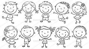 Download Happy Cartoon Kids Kids Clipart Kids Set Doodle Svg Etsy Kids Doodles Happy Cartoon Cartoon Kids