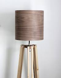 Modern wooden shelving unit floor standard lamp lounge lighting bedroom shelf oak. Diy Tripod Floor Lamp The Merrythought