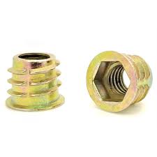 Flanged barbed inserts for softwood. 40 Qty 3 8 16 Zinc Hex Flanged Threaded Inserts For Wood 512 Length Sng902 Amazon Com Industrial Scientific