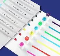 Amazon.com : Mancola 100 Colors Alcohol Based Markers, Fine ...