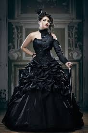 Unsere dienstleistungen im bereich zahnimplantate. Schwarze Brautkleider Farbige Brautmode Und Ausgefallene Abendmode Brautmode Steampunk Hochzeitskleid Gothic Hochzeitskleid