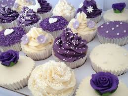Purple Wedding Cupcakes Purple Wedding Cupcakes Purple Wedding Cakes Bridal Shower Cupcakes