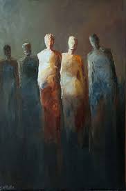 The Only Two People Wet Paint Expressionist Painting Abstract Art Painting Contemporary Oil Paintings