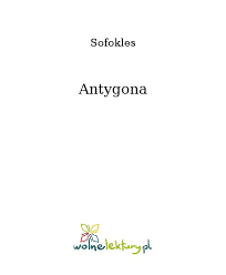 Antygona Sofokles Ebook Virtualo Pl