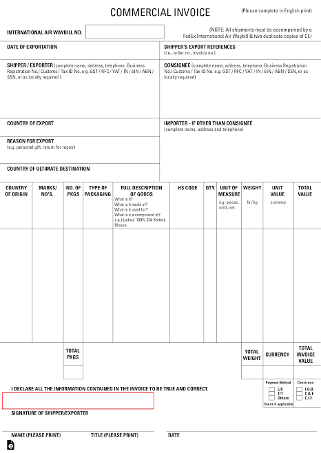 7 lỗi thường gặp khi lập Commercial Invoice và cách khắc phục