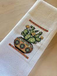 Buy the latest fabrics and quilting patterns on sale. Cactus Cross Stitch Tea Towel Kitchen Towel Southwest Decor Desert Decor Cactus Gift Cactus In A Pot Handmade Towel Cactus Cross Stitch Cross Stitch Cross Stitch Embroidery