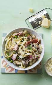 Healthy Pasta Carbonara Recipe Recipe Recipes Easy Pasta Recipes Healthy Pasta Carbonara Recipe