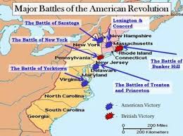 Revolutionary War Interactive Battle Map And Worksheet W Key