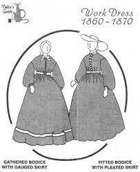 The pattern package contains background notes that describe sheer dresses, when they were worn and by whom, and the variety of linings used in sheer gowns. Civil War Work Dress Pattern Patterns For You Work Dresses For Women Dresses For Work Dress Pattern