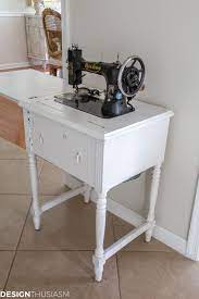 Maybe you would like to learn more about one of these? Sewing Machine Table Diy Transforming A Vintage Sewing Cabinet
